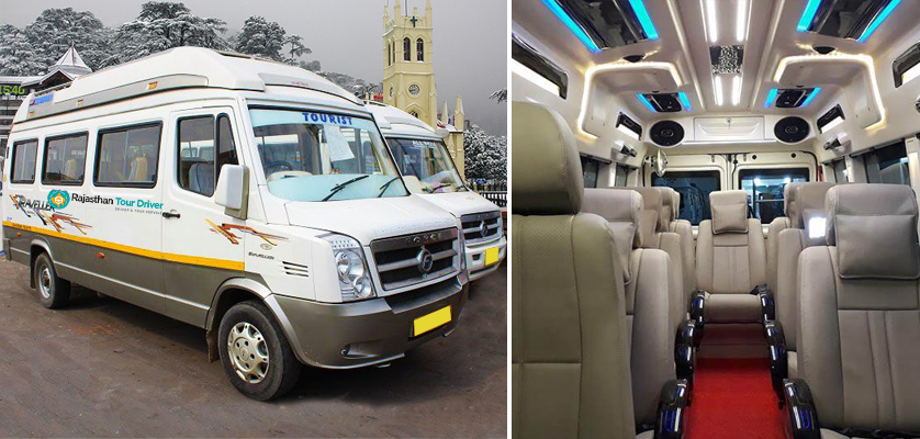 tempo traveller cost shimla