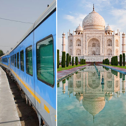 Delhi Agra viaje en coche o en tren