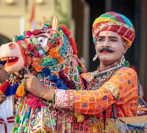 Golden Triangle Tour with Gangaur Festival