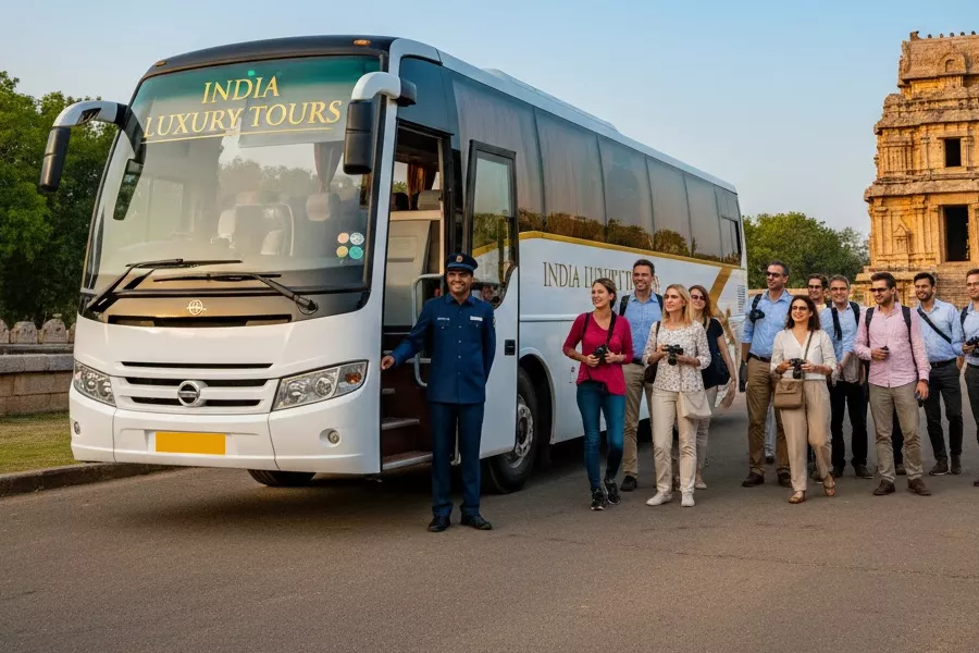 Best Private Coach Hire in India for Group Tours 2026 – Prices & Booking