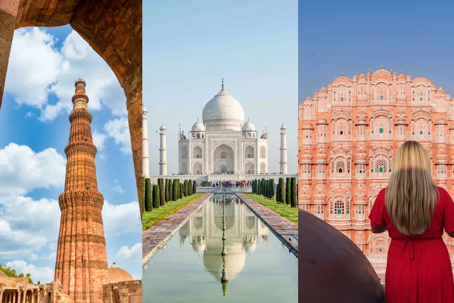 Golden Triangle tour packages in India covering Delhi Agra Jaipur