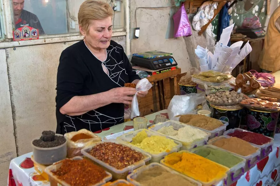 Spice market in Jaipur
